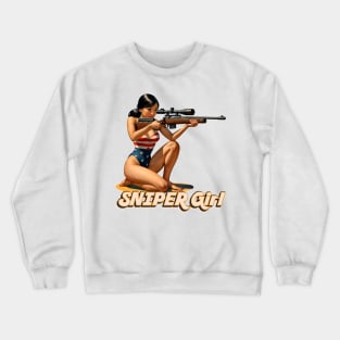 Sniper Girl Crewneck Sweatshirt